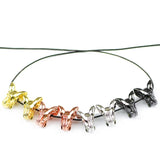 Zircon Elephant Head Pendant Copper Beads Animal Charms Spacer Loose Beads
