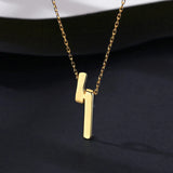 925 Sterling Silver Geometric Pendant Necklace Sweet Romantic Gift