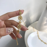 925 Silver Daisy Bracelet Women Anniversary Gift Small Jewelry