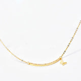 925 Sterling Silver Pav&eacute; Crystal Heart Necklace