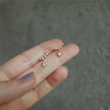 Crystal Star Sun Stud Earrings Women Banquet Jewelry