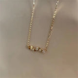 925 Silver Zirconia Heart Necklace Classic Engagement Jewelry