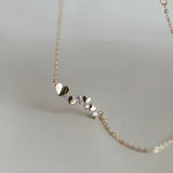 925 Silver Zirconia Heart Necklace Classic Engagement Jewelry