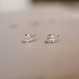 S925 Zircon Planet Earrings for Women - Temperament Jewelry