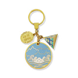 HIBODY Metal Creative Logo Pattern Key Chain Dripping Oil Enamel Diy Bag Buckle