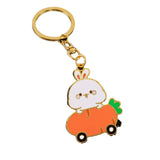 HIBODY Metal Creative Logo Pattern Key Chain Dripping Oil Enamel Diy Bag Buckle