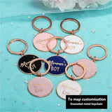 HIBODY Metal Creative Logo Pattern Key Chain Dripping Oil Enamel Diy Bag Buckle
