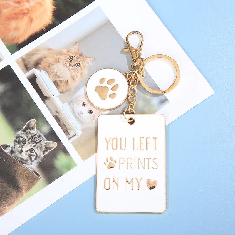 HIBODY Metal Creative Logo Pattern Key Chain Dripping Oil Enamel Diy Bag Buckle