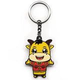 HIBODY Metal Creative Logo Pattern Key Chain Dripping Oil Enamel Diy Bag Buckle
