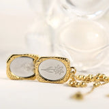 Vintage French Magic Mirror Necklace