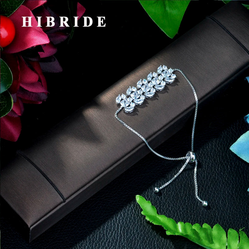 Adjustable Bracelet Bangle for Women Captivate Bar Slider Brilliant CZ Jewelry