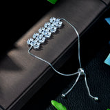 Adjustable Bracelet Bangle for Women Captivate Bar Slider Brilliant CZ Jewelry