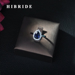 Green Crystal Engagement Party Ring with Zirconia Stones R-09