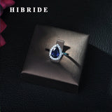 Green Crystal Engagement Party Ring with Zirconia Stones R-09