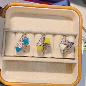 Micro Pave CZ Finger Rings for Women Bridal Party Jewelry R-298