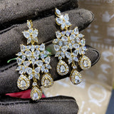 Water Drop CZ Dangle Earrings Bridal Jewelry E-520