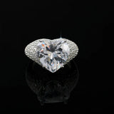 Heart Shaped CZ Engagement Wedding Rings for Women R-297