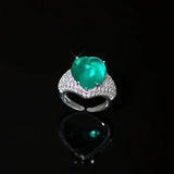 Heart Shaped CZ Engagement Wedding Rings for Women R-297