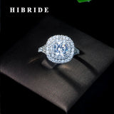 CZ Wedding Engagement Party Crown Round Stone Ring R-13