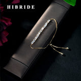 Fashion Clear Crystal Bangle with Cubic Zirconia for Women and Girls