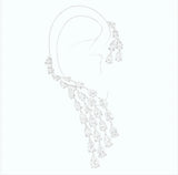 Water Drop Ear Cuff Clip Earring E-407