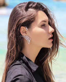 Water Drop Ear Cuff Clip Earring E-407