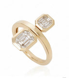 Cubic Zircon Wedding Ring - Dubai Jewelry N-1581