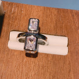 Cubic Zircon Wedding Ring - Dubai Jewelry N-1581