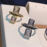 Cubic Zircon Wedding Ring - Dubai Jewelry N-1581