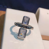 Cubic Zircon Wedding Ring - Dubai Jewelry N-1581