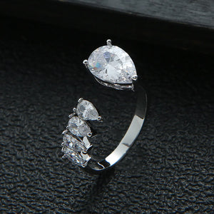 Zircon Multicolor Engagement Wedding Rings for Women R-287