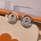 Cubic Zircon Adjustable Engagement Ring for Women R-293