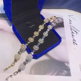 Square CZ Tennis Bracelet Elegant Jewelry for Women
