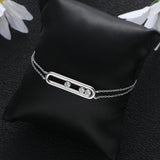 Women's CZ Chain Link Bridal Bracelet