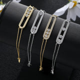 Women's CZ Chain Link Bridal Bracelet