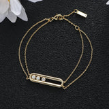 Women's CZ Chain Link Bridal Bracelet