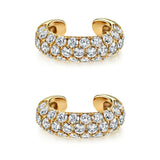 Silver Filled Dangle Earrings CZ Zircon Stud Earrings Party Wedding Jewelry