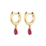 Zircon Hoop Earrings Ear Cuffs Dangle Drop Piercing Jewelry