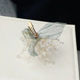 Elegance Hair Combs Pins Lace Crystal Hairpins Women Headpieces