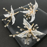 Elegance Hair Combs Pins Lace Crystal Hairpins Women Headpieces