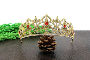 European British Royal Queen Hair Crown Tiara Rhinestone Wedding Party Crown