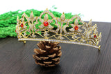 European British Royal Queen Hair Crown Tiara Rhinestone Wedding Party Crown