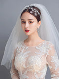 European Crystal Wedding Hairbands Tiaras Star Headbands Evening Hair Jewelry
