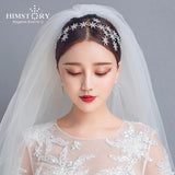 European Crystal Wedding Hairbands Tiaras Star Headbands Evening Hair Jewelry