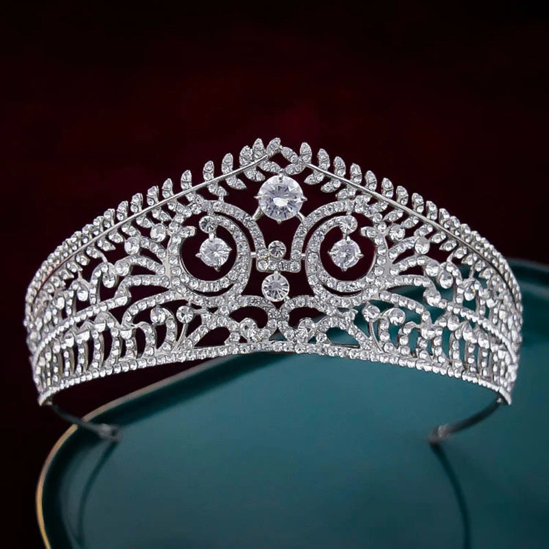 Vintage Tiara Bridal Jewelry Crystal Crown Pageant Wedding Hair Accessory