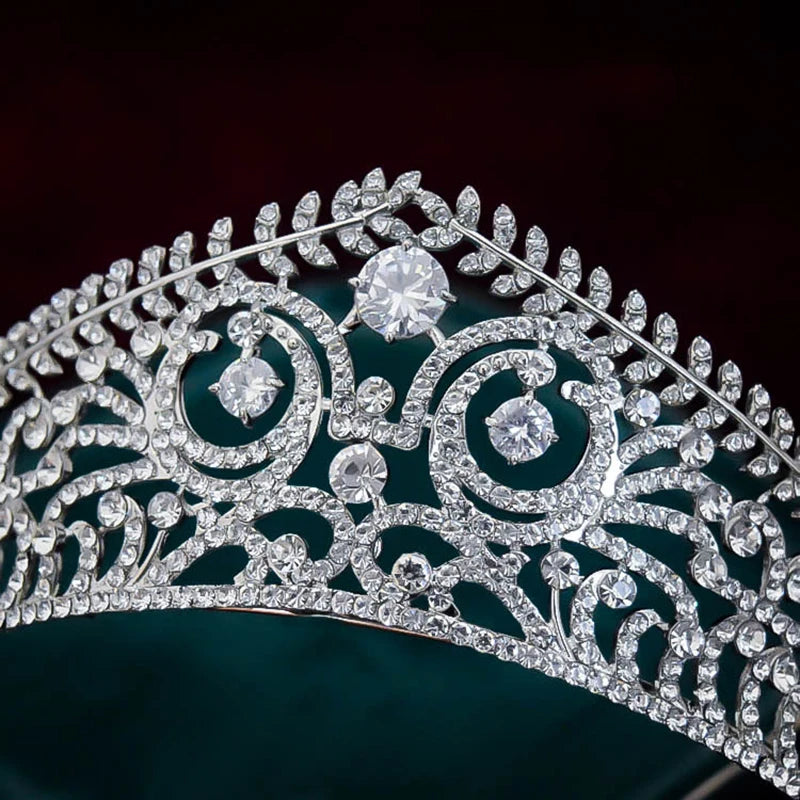 Vintage Tiara Bridal Jewelry Crystal Crown Pageant Wedding Hair Accessory