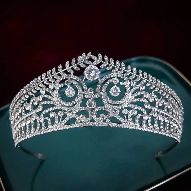 Vintage Tiara Bridal Jewelry Crystal Crown Pageant Wedding Hair Accessory