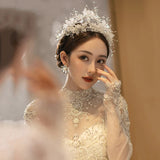 Crystal Beaded Headband Wedding Hair Accessory