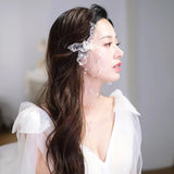 Fairy Crystal Flower Wedding Hairband Girls Hairpins