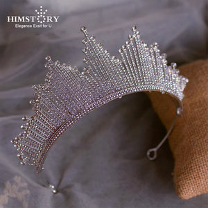 Crystal Rhinestones Tiara Crown Wedding Bridal Hair Accessory